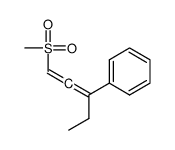 1-methylsulfonylpenta-1,2-dien-3-ylbenzene结构式