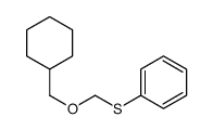 cyclohexylmethoxymethylsulfanylbenzene Structure