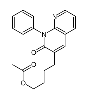 4-(2-oxo-1-phenyl-1,8-naphthyridin-3-yl)butyl acetate结构式