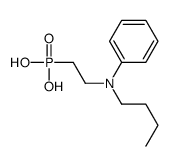 2-(N-butylanilino)ethylphosphonic acid Structure