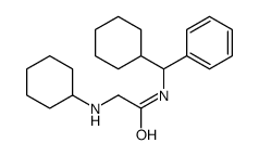 2-(cyclohexylamino)-N-[cyclohexyl(phenyl)methyl]acetamide Structure