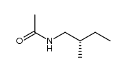 N-(2-methylbutyl)acetamide结构式