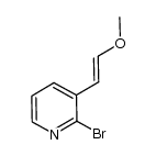 2-bromo-3-[2-methoxyvinyl]pyridine结构式
