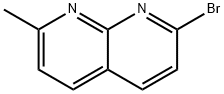 2-溴-7-甲基-1,8-二氮杂萘结构式