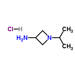 1-(丙-2-基)氮杂环丁烷-3-胺二盐酸盐结构式