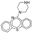 11-(Piperazin-1-yl)dibenzo[b,f][1,4]thiazepine-d8 Structure