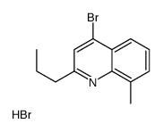 4-Bromo-8-methyl-2-propylquinoline hydrobromide结构式