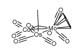 (μ3-MeC)CoMoOs(CO)8H Structure