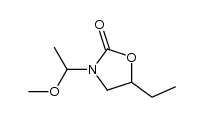 N-(1-methoxyethyl)-5-ethyl-2-oxazolidone Structure