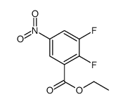 ethyl 2,3-difluoro-5-nitrobenzoate Structure
