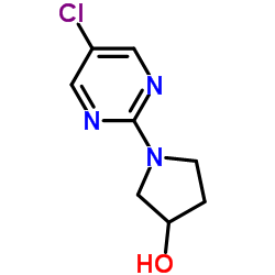 1-(5-Chloro-2-pyrimidinyl)-3-pyrrolidinol Structure