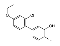 5-(2-chloro-4-ethoxyphenyl)-2-fluorophenol结构式