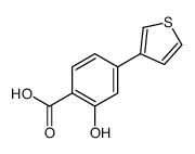 2-hydroxy-4-thiophen-3-ylbenzoic acid结构式