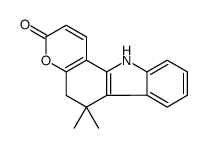 6,6-dimethyl-5,11-dihydropyrano[3,2-a]carbazol-3-one Structure