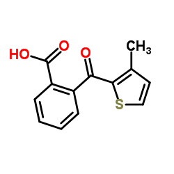 2-[(3-Methyl-2-thienyl)carbonyl]benzoic acid Structure