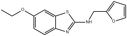 6-Ethoxy-N-(furan-2-ylmethyl)benzo[d]thiazol-2-amine Structure