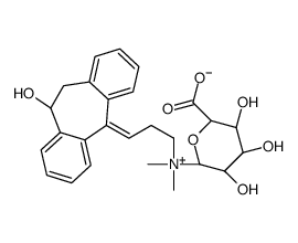 10-hydroxyamitriptyline-N-glucuronide structure