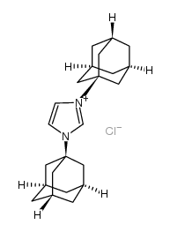 1,3-DI(ADAMANTAN-1-YL)-1H-IMIDAZOL-3-IUM CHLORIDE Structure