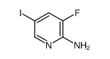 2-Amino-3-fluoro-5-iodopyridine structure