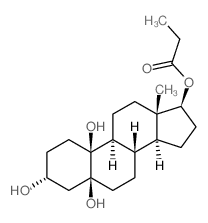 [(3R,5S,8R,9S,10S,13S,14S,17S)-3,5,10-trihydroxy-13-methyl-1,2,3,4,6,7,8,9,11,12,14,15,16,17-tetradecahydrocyclopenta[a]phenanthren-17-yl] propanoate Structure