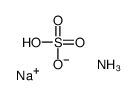 azanium,sodium,sulfate Structure