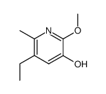 2-methoxy-3-hydroxy-5-ethyl-6-methylpyridine结构式