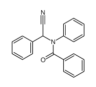 N-[cyano(phenyl)methyl]-N-phenylbenzamide结构式