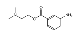 Benzoic acid, 3-amino-, 2-(dimethylamino)ethyl ester (9CI)结构式