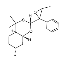 2-<1',2'-epoxy-1'-phenylpropyl>hexahydro-4,4,7-trimethyl-4H-1,3-benzoxathiin结构式