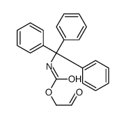 2-oxoethyl N-tritylcarbamate结构式