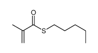 S-pentyl 2-methylprop-2-enethioate结构式