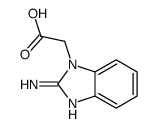 1H-Benzimidazole-1-aceticacid,2-amino-(9CI) structure