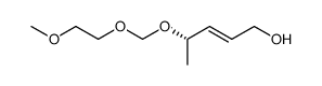 (E)-(S)-4-(2-methoxyethoxymethoxy)-2-penten-1-ol Structure