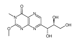 2-methoxy-3-methyl-7-[L-erythro]-α,β,γ-trihydroxypropylpteridin-4(3H)-one Structure