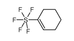 Cyclohexenyl-schwefelpentafluorid Structure