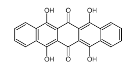 5,7,12,14-tetrahydroxy-pentacene-6,13-dione结构式