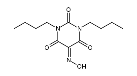 1,3-dibutylpyrimidine-2,4,5,6-tetraone 5-oxime Structure