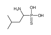 1-dihydroxyphosphinothioyl-3-methylbutan-1-amine结构式