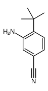 3-amino-4-tert-butylbenzonitrile Structure
