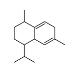 1,2,3,4,6,8alpha-Hexahydro-1-isopropyl-4,7-dimethylnaphthalene Structure
