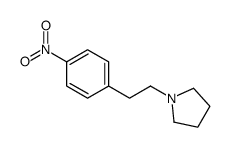 1-[2-(4-nitrophenyl)ethyl]pyrrolidine Structure