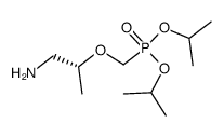 (R)-2-phosphonomethoxy-propylamine diisopropyl ester Structure