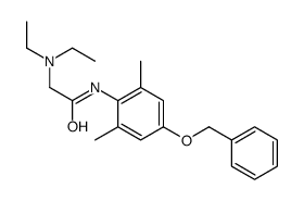 2-(diethylamino)-N-(2,6-dimethyl-4-phenylmethoxyphenyl)acetamide Structure