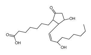 7-[(1R,2R,3R)-3-hydroxy-2-[(E,3S)-3-hydroxynon-1-enyl]-5-oxocyclopentyl]heptanoic acid结构式