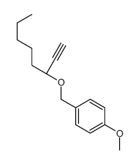 1-methoxy-4-[[(3S)-oct-1-yn-3-yl]oxymethyl]benzene Structure