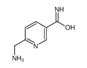 6-氨甲基烟酰胺结构式