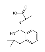 L-Alanine, N-(3,4-dihydro-3,3-dimethyl-1-isoquinolinyl)- structure