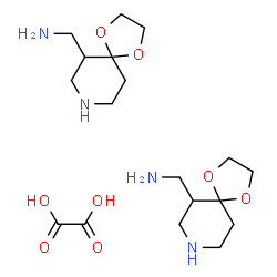 oxalic acid; bis({1,4-dioxa-8-azaspiro[4.5]decan-6-yl}methanamine) picture