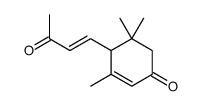 3,5,5-Trimethyl-4-(3-oxo-1-butenyl)-2-cyclohexen-1-one structure