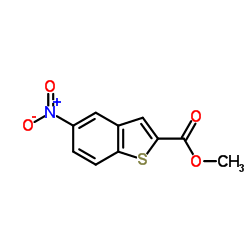 Methyl 5-nitrobenzo[b]thiophene-2-carboxylate structure